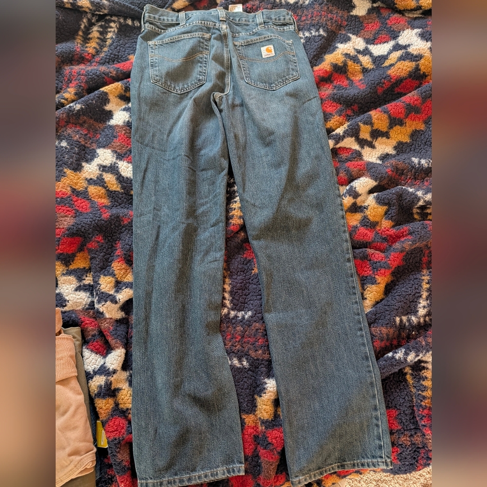 Carhartt Men's Denim Straight Jeans